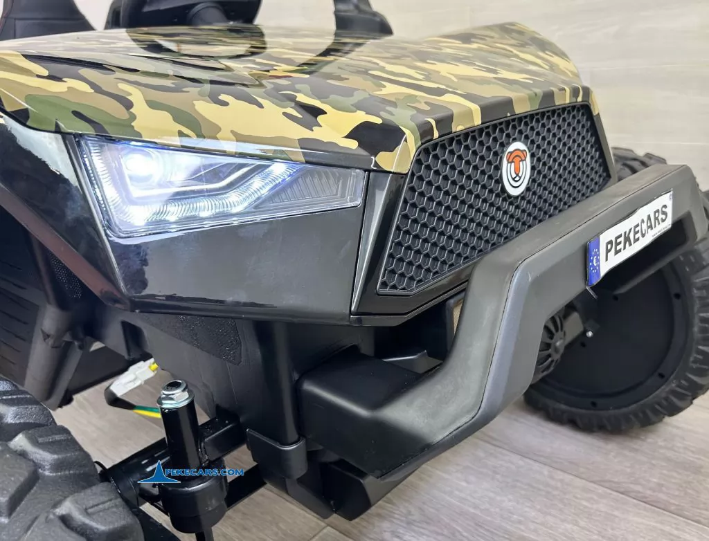 Todoterreno Clash 24V MP4 Camuflaje 2.4G luces frontales