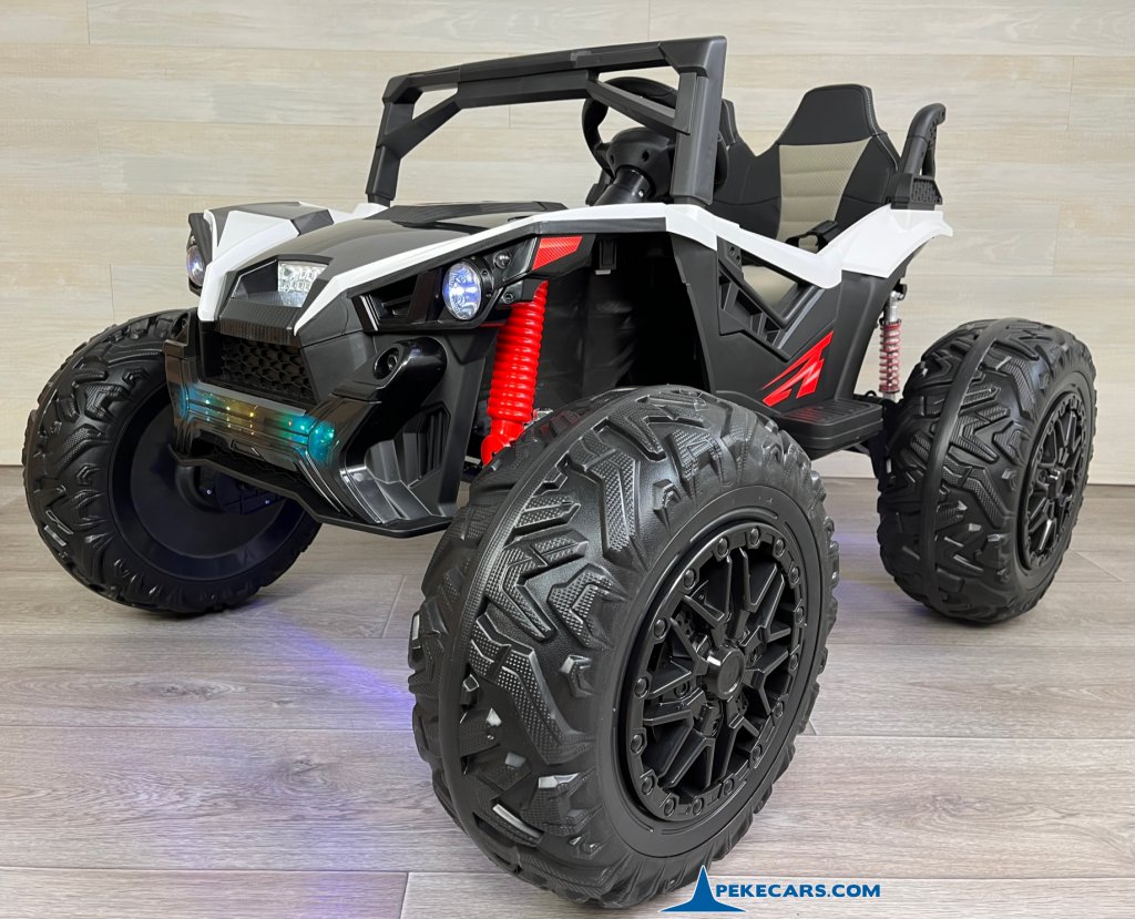 coche para niños electricos Todoterreno Dune Racer 24V Blanco 2 Plazas