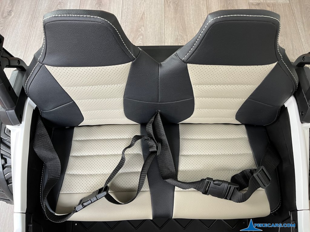 coche de batería Todoterreno Dune Racer 24V Blanco 2 Plazas