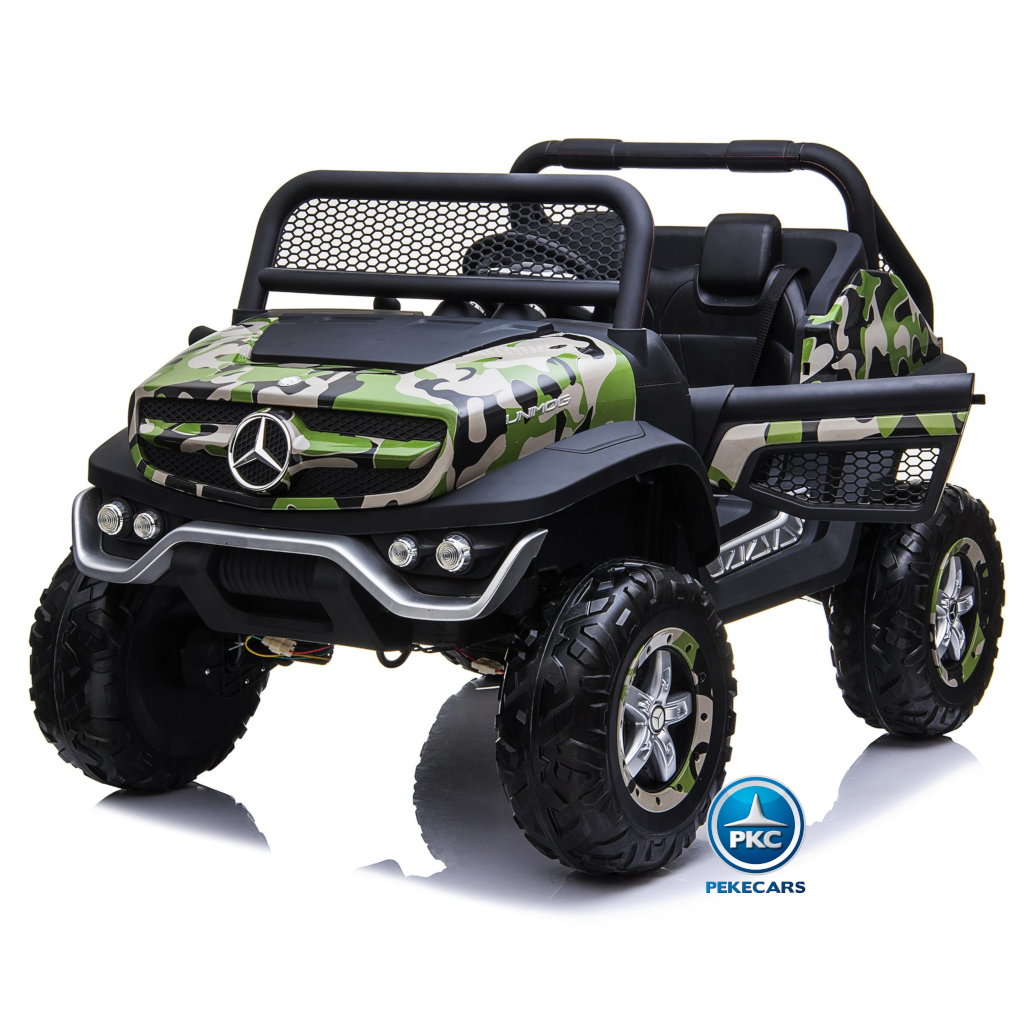Todoterreno Mercedes Unimog Verde Camuflaje
