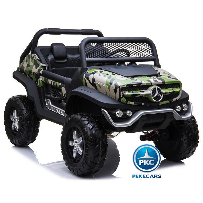Todoterreno Mercedes Unimog Verde Camuflaje