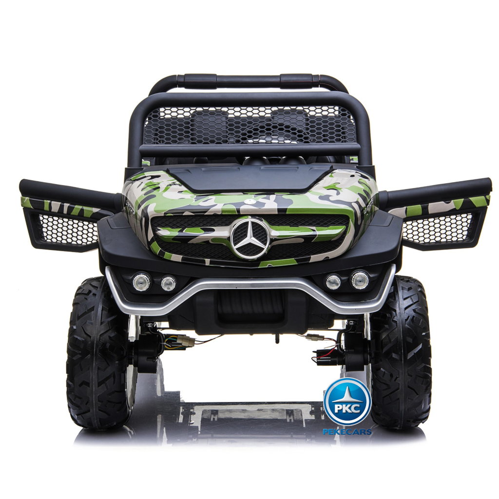 Todoterreno Mercedes Unimog Verde Camuflaje