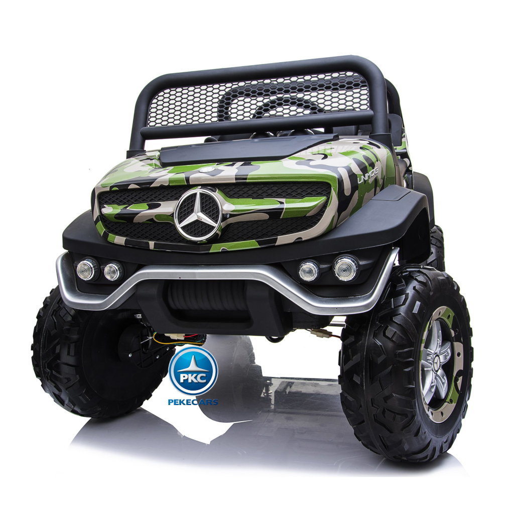 Todoterreno Mercedes Unimog Verde Camuflaje