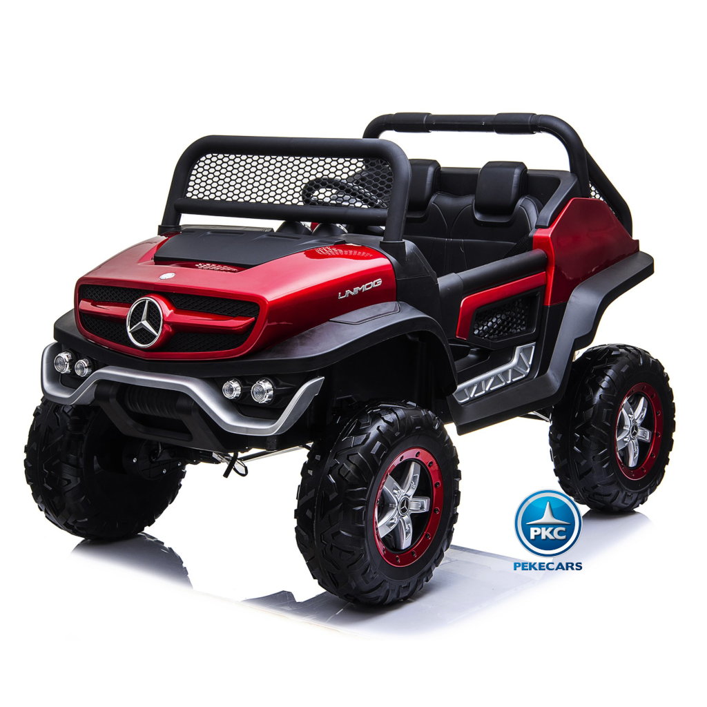 Todoterreno Mercedes Unimog Rojo Metalizado