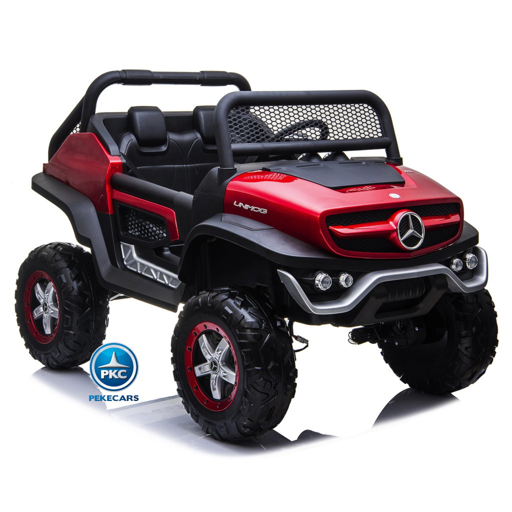 Todoterreno Mercedes Unimog Rojo Metalizado