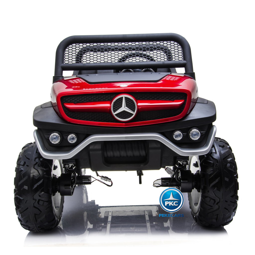 Todoterreno Mercedes Unimog Rojo Metalizado