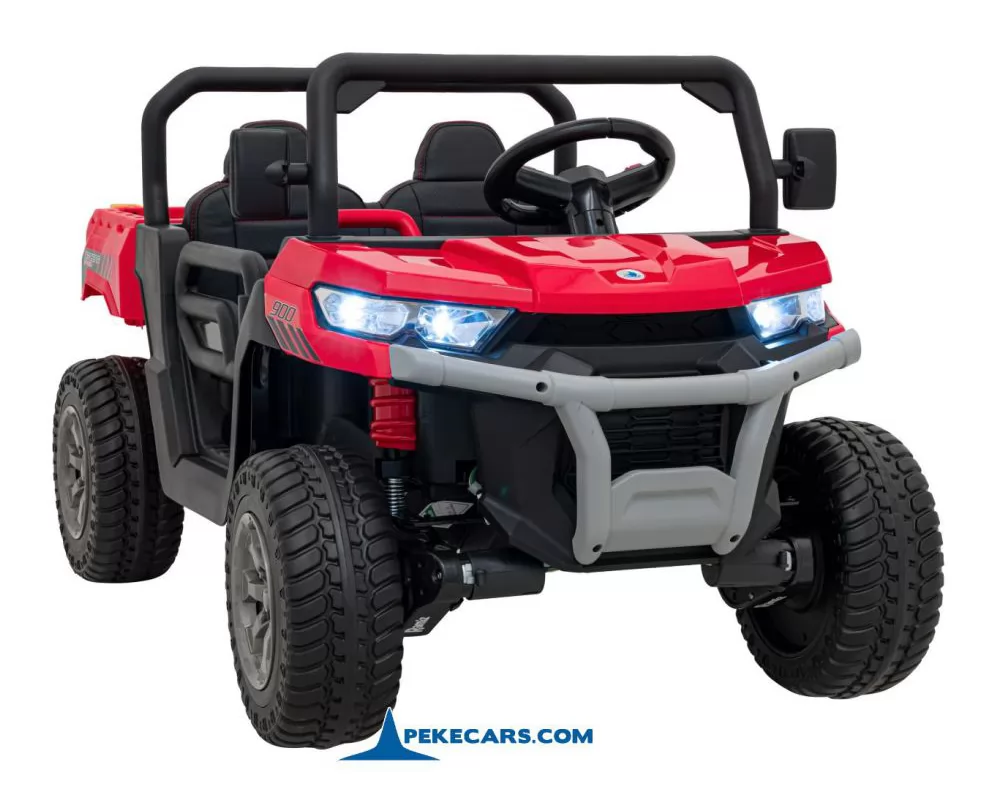 Todoterreno Pick-up Racing 24V 2.4G Rojo paragolpes
