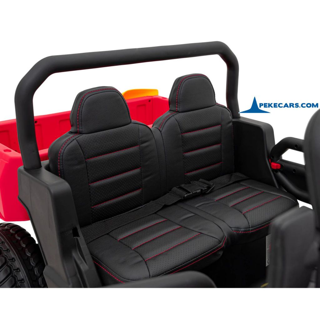 Todoterreno Pick-up Racing 24V 2.4G Rojo asiento