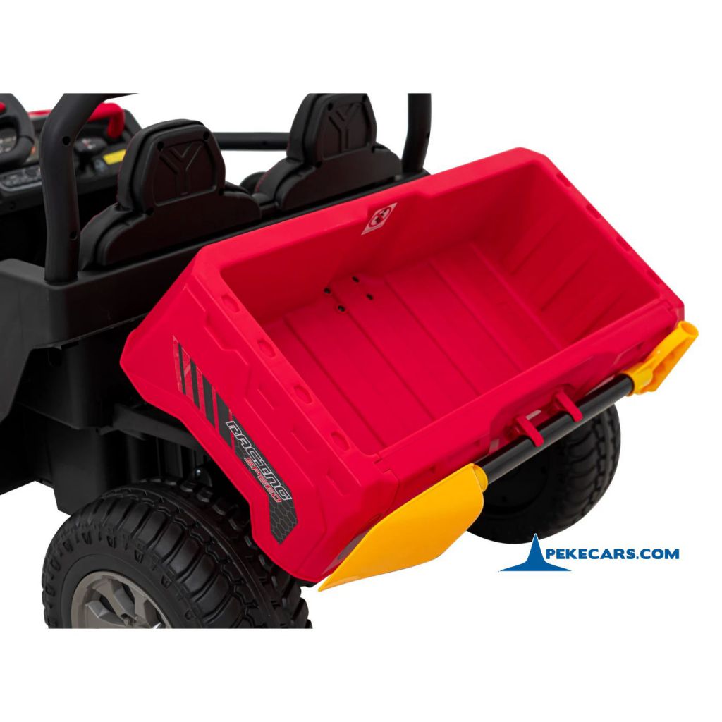 Todoterreno Pick-up Racing 24V 2.4G Rojo maletero