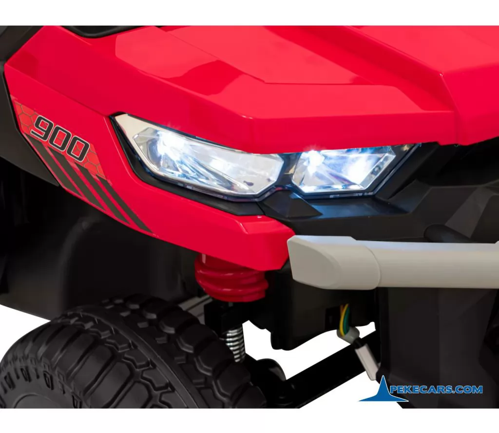 Todoterreno Pick-up Racing 24V 2.4G Rojo faro