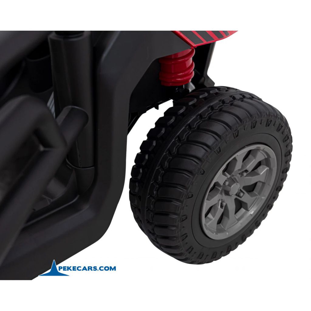 Todoterreno Pick-up Racing 24V 2.4G Rojo rueda