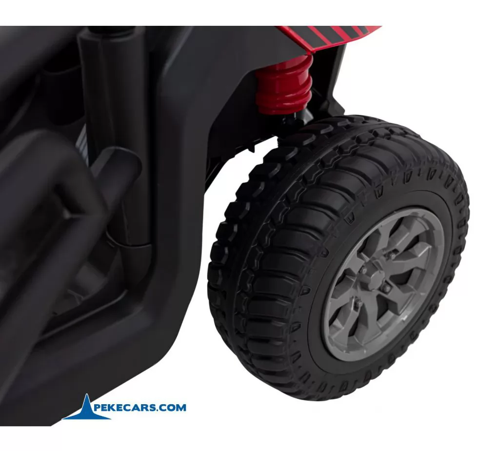 Todoterreno Pick-up Racing 24V 2.4G Rojo rueda