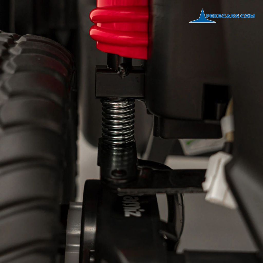Todoterreno Pick-up Racing 24V 2.4G Rojo amortiguador