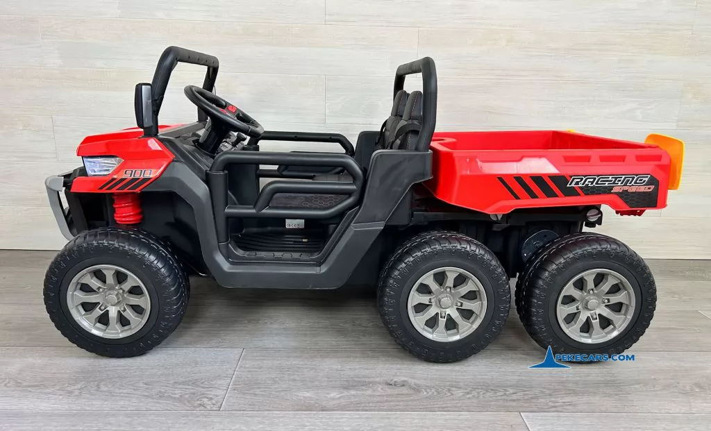 Todoterreno Pick-up Racing 24V 2.4G Rojo vista lateral derecho