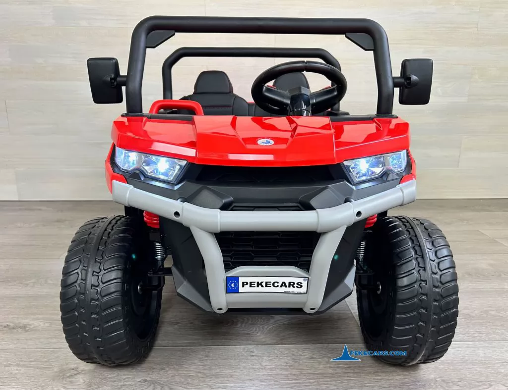 Todoterreno Pick-up Racing 24V 2.4G Rojo vista frontal