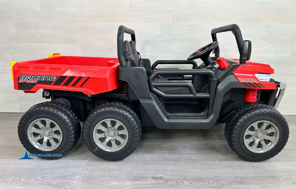 Todoterreno Pick-up Racing 24V 2.4G Rojo lateral izquierda