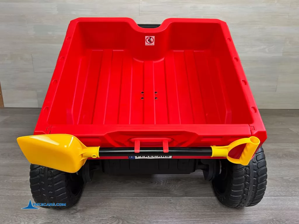 Todoterreno Pick-up Racing 24V 2.4G Rojo remolque con pala