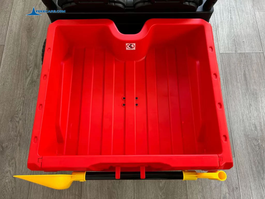 Todoterreno Pick-up Racing 24V 2.4G Rojo remolque con pala