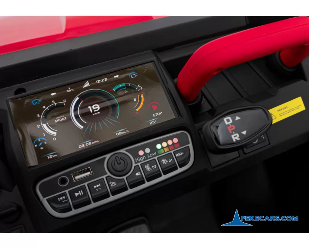 Todoterreno Pick-up Racing 24V 2.4G Rojo display