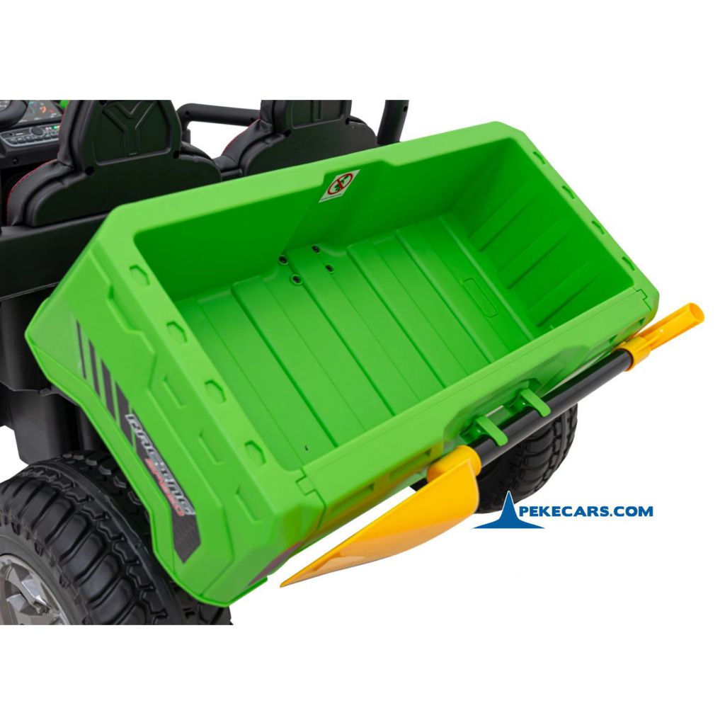 Todoterreno Pick-up Racing 24V 2.4G Verde maletero