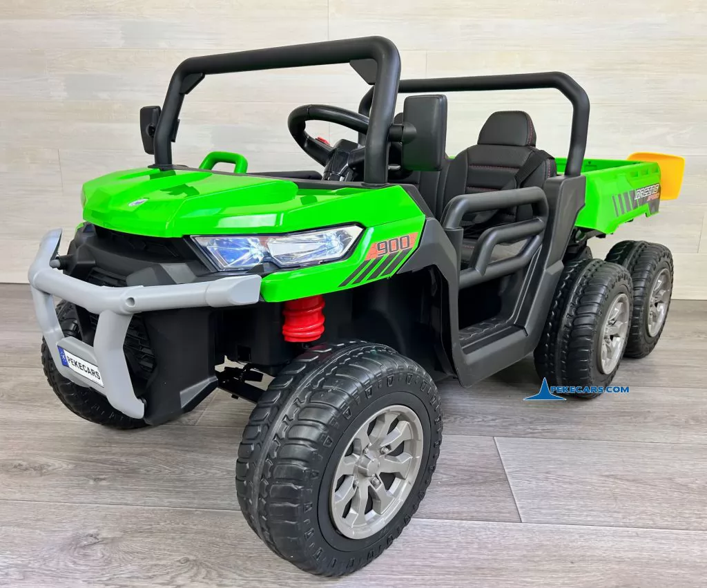 Todoterreno Pick-up Racing 24V 2.4G Verde frontal derecha