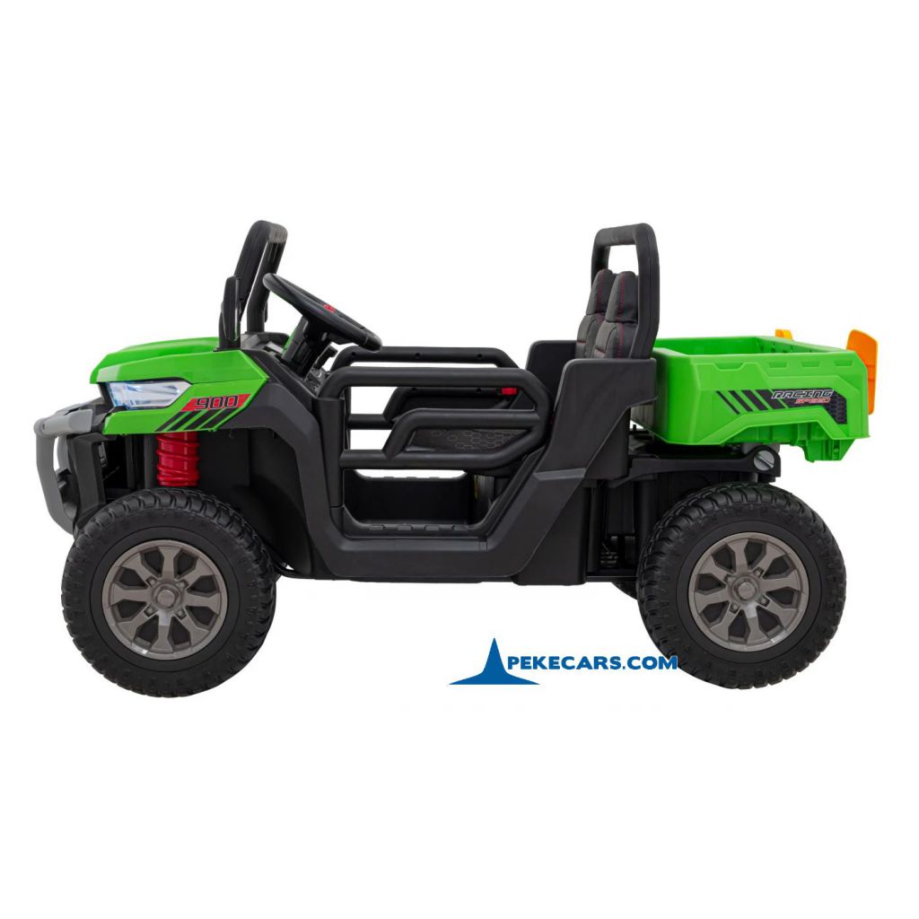 Todoterreno Pick-up Racing 24V 2.4G Verde lateral