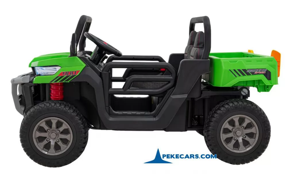 Todoterreno Pick-up Racing 24V 2.4G Verde lateral