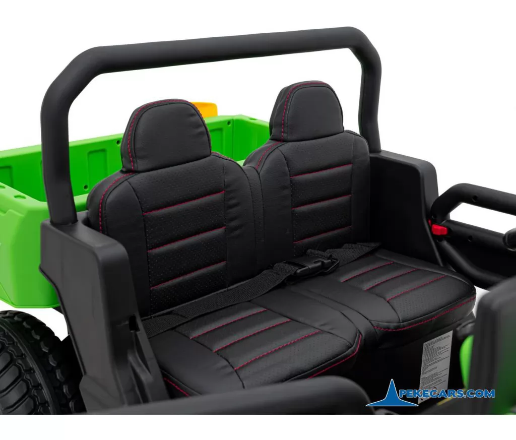 Todoterreno Pick-up Racing 24V 2.4G Verde asiento