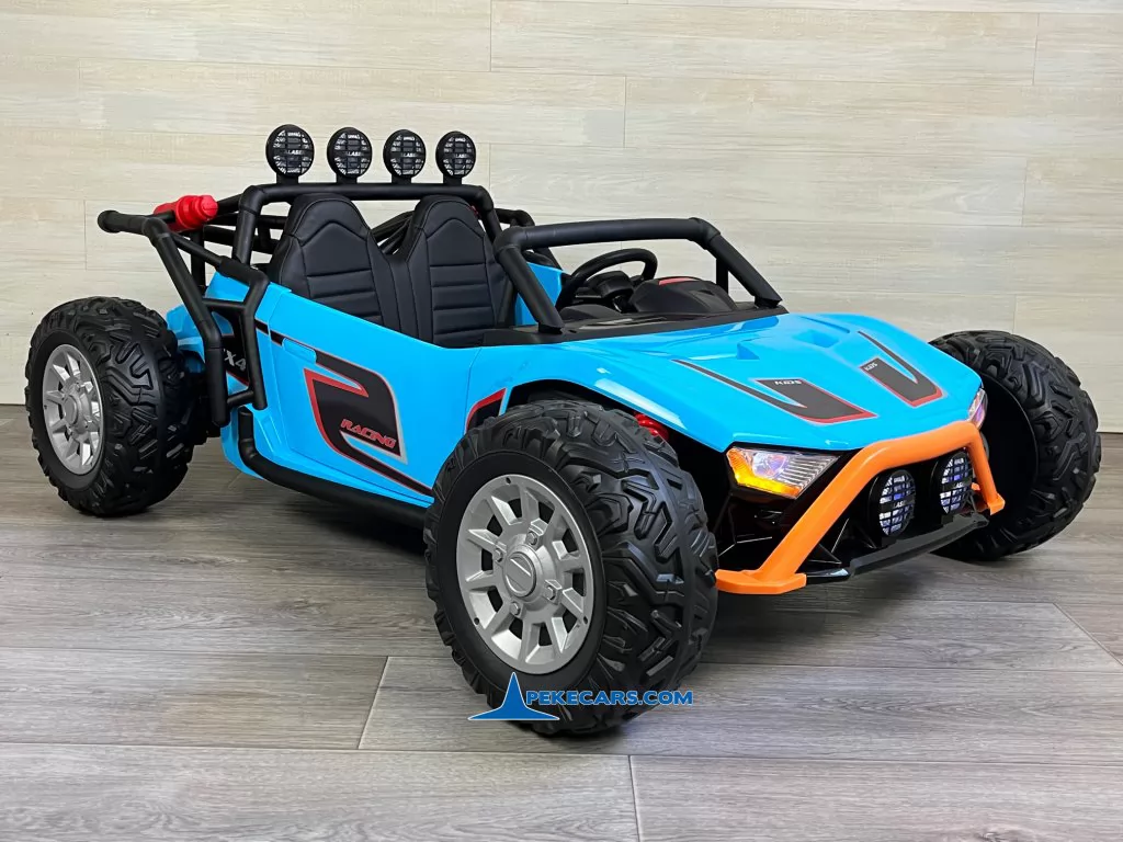 todoterreno utv racing 24v azul coches teledirigidos vista izquierda