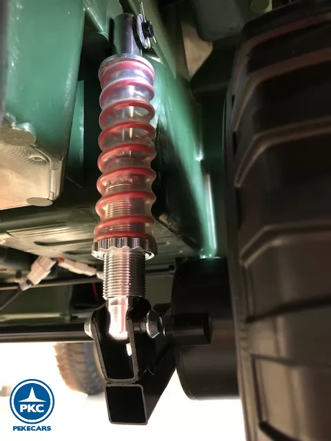 Jeep eléctrico para niños Willys Army suspensión ruedas