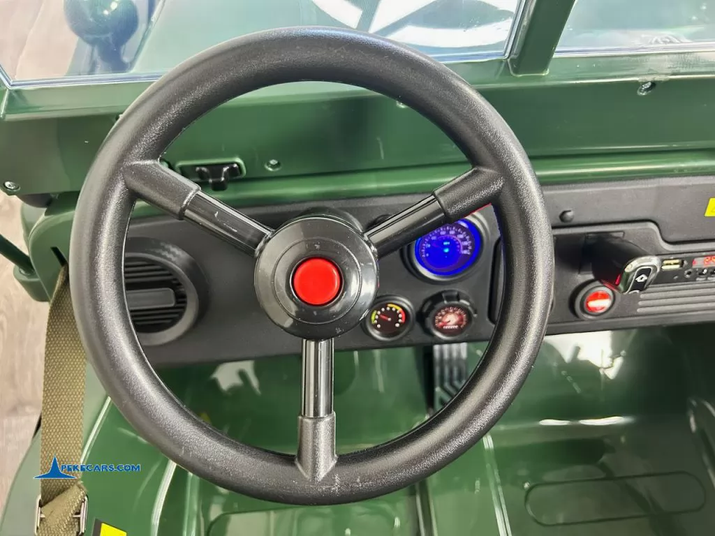 Willys Army jeep 1942 coche para niños volante