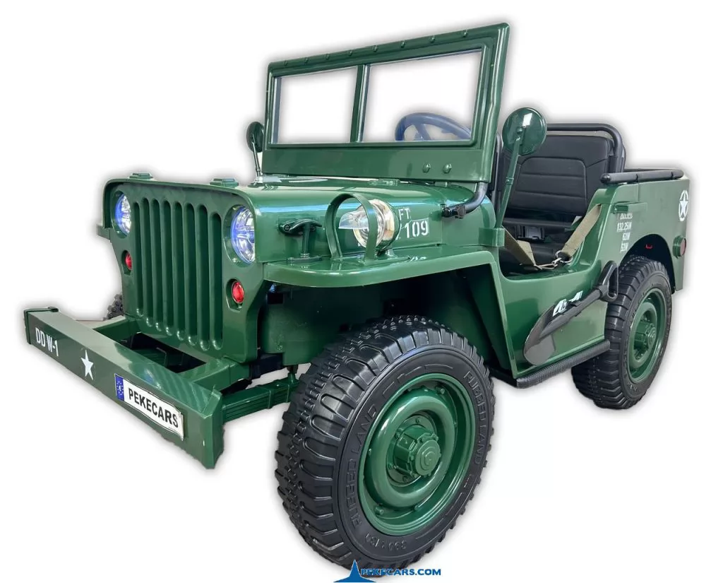 Willys Army jeep 1942 frontal en 3/4 izquierda