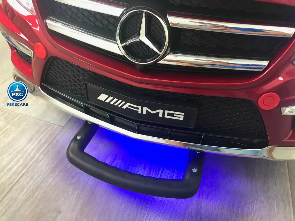 Coche electrico para niños Mercedes GL63 Version Super Luxe Rojo vista asa