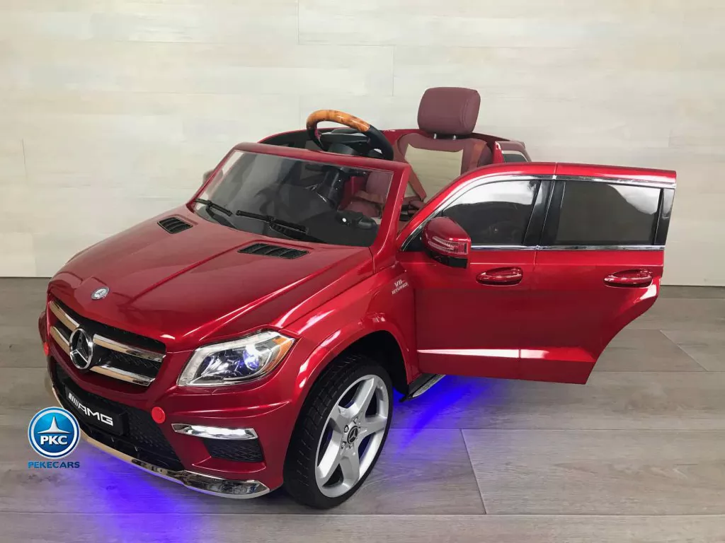 Coche electrico para niños Mercedes GL63 Version Super Luxe Rojo vista principal