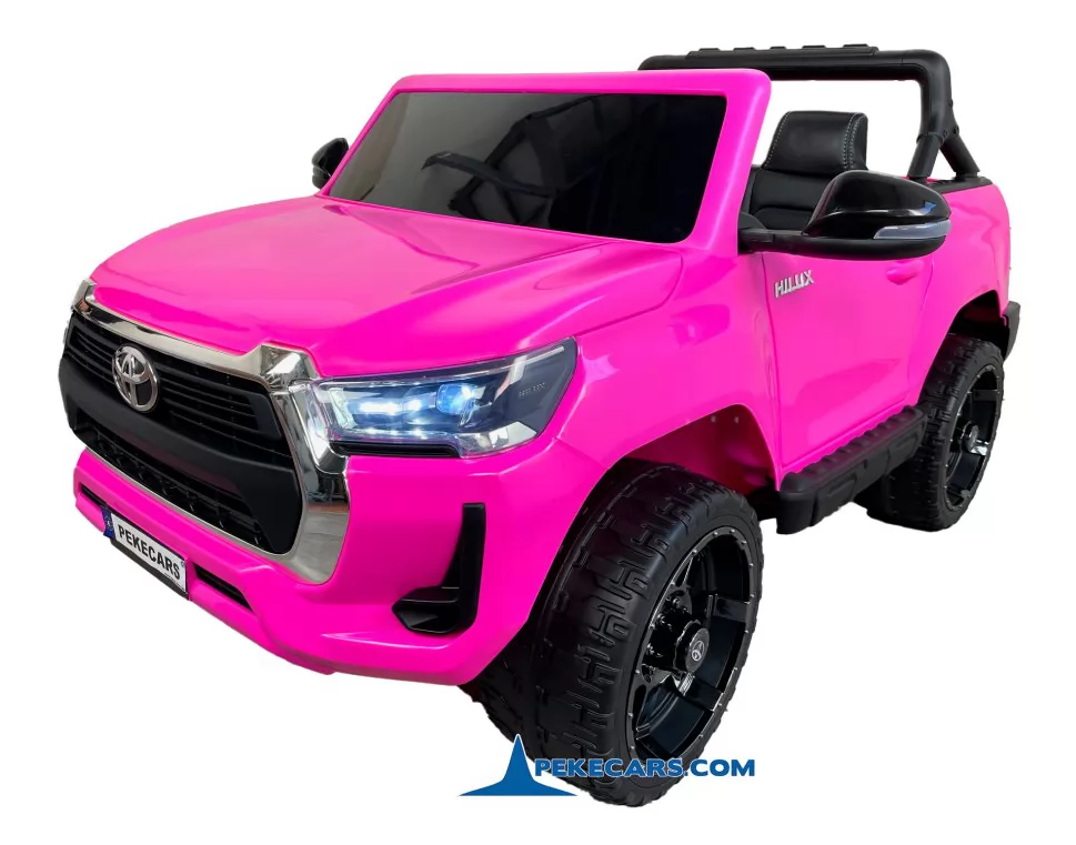 Toyota Hilux 12v 2,4Ghz rosa vista principal