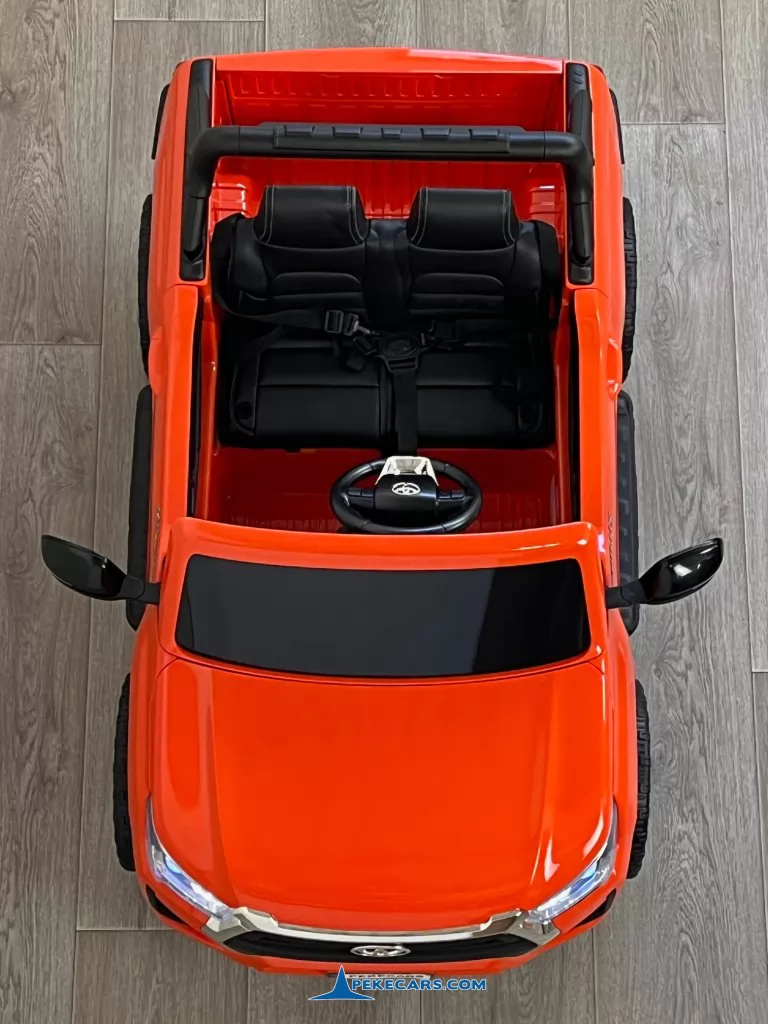 toyota hilux mp4 naranja metalizado coches electricos niños