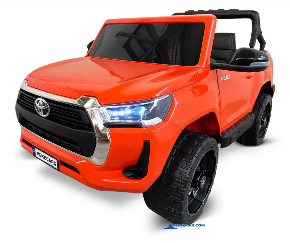 Toyota Hilux 12v 2.4G Naranja Metalizado con Pantalla Tactil MP4