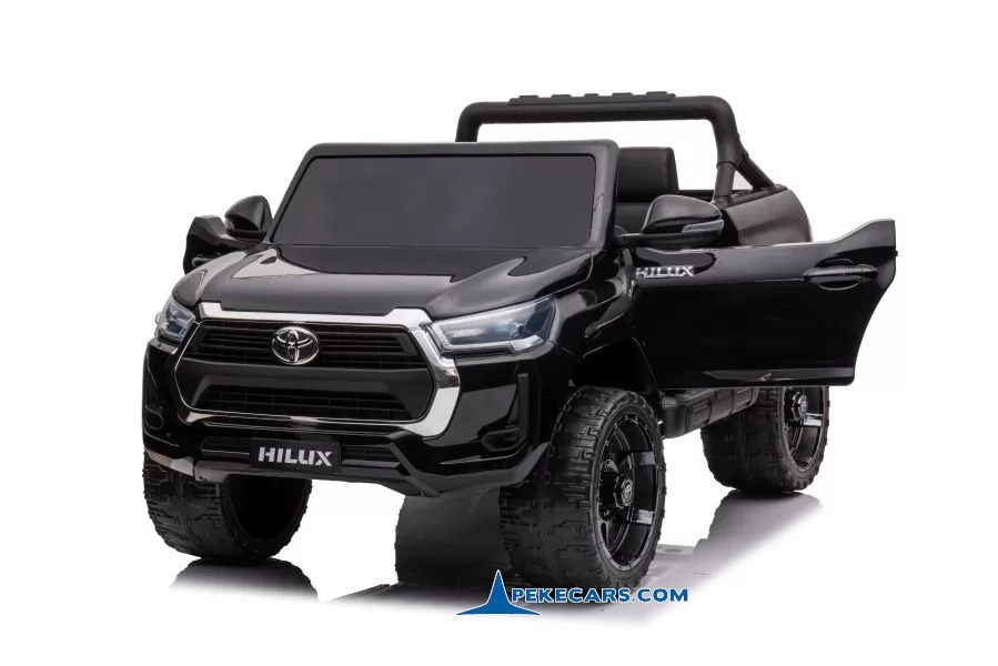 Toyota Hilux 12v 2.4G Negro Metalizado con Pantalla Tactil MP4