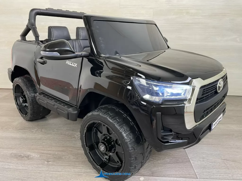 coches teledirigidos toyota hilux mp4 negro metalizado vista derecha