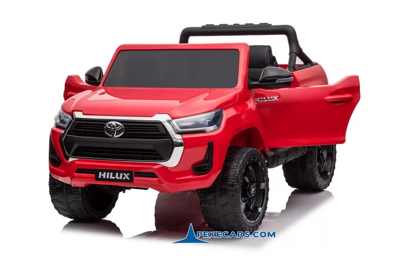 Toyota Hilux 12v 2,4Ghz rojo metalizado vista principal