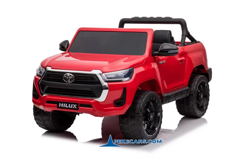 Toyota Hilux 12v 2.4G Rojo Metalizado con Pantalla Tactil MP4