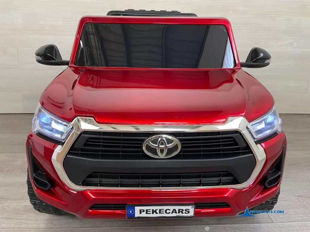 coches teledirigidos toyota hilux mp4 rojo metalizado vista frontal