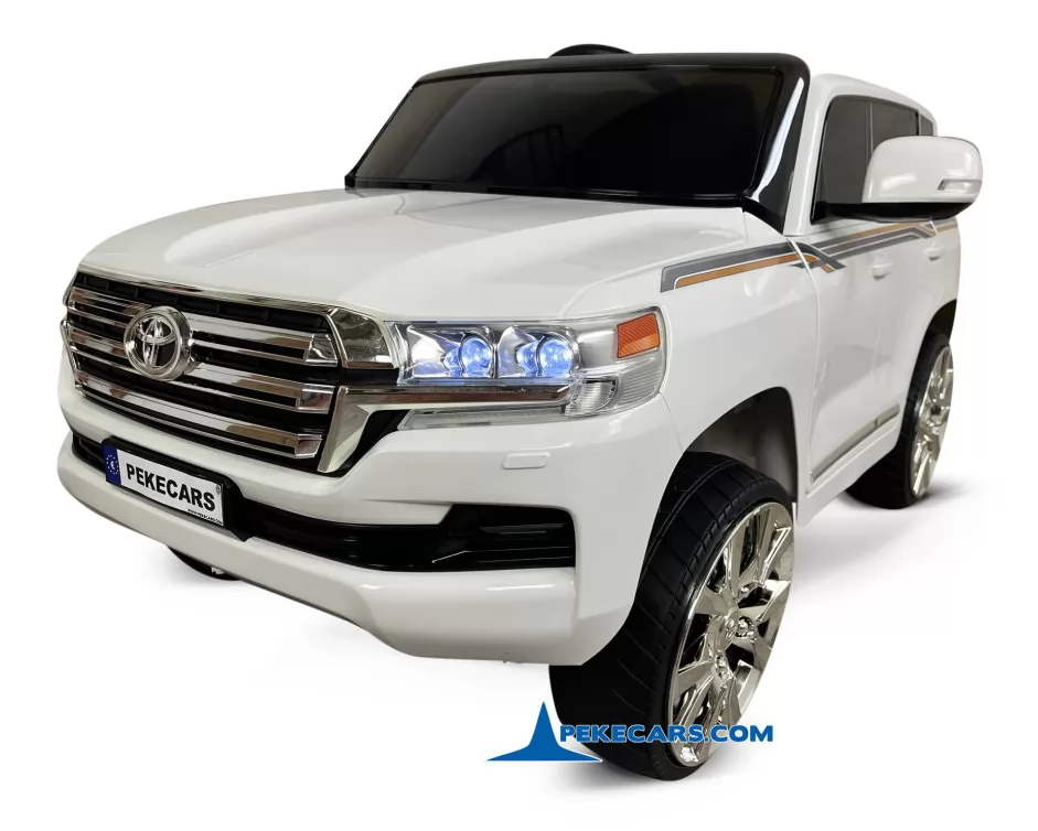 Toyota Eléctrico infantil Land Cruiser 12V 2.4G Blanco