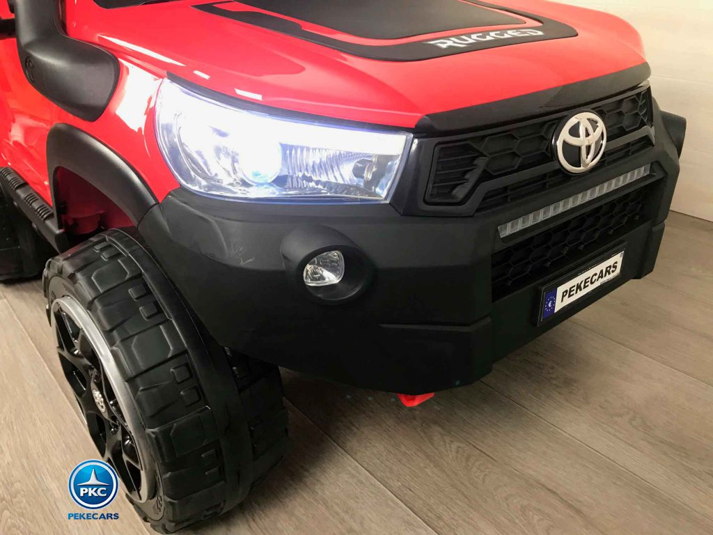 Toyota Hi-lux 12v 2,4Ghz rojo vista faro delantero