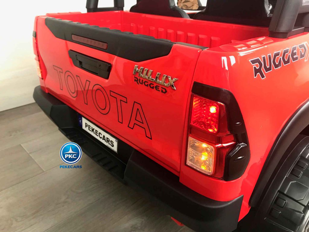 Toyota Hi-lux 12v 2,4Ghz rojo vista faro trasero