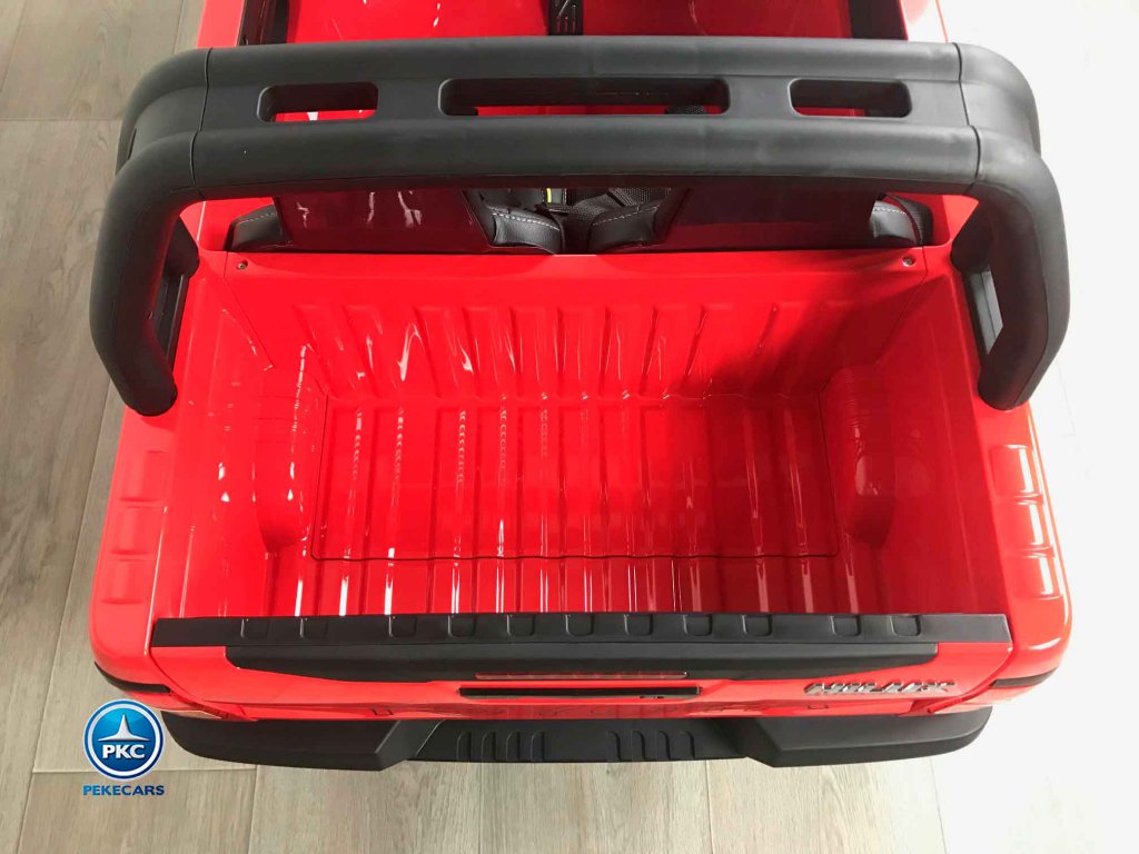 Toyota Hi-lux 12v 2,4Ghz rojo vista maletero