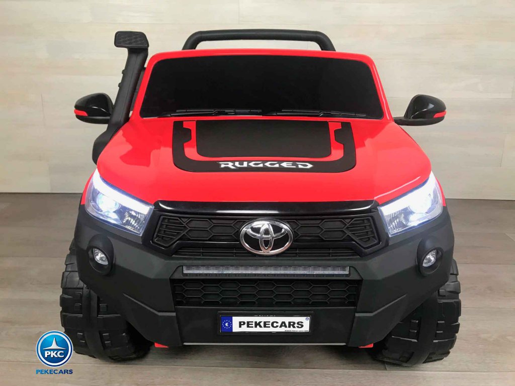Toyota Hi-lux 12v 2,4Ghz rojo vista delantera