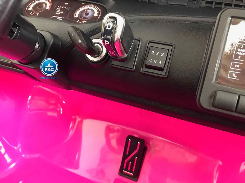 Toyota Hi-lux 12v 2,4Ghz rosa vista panel de mando