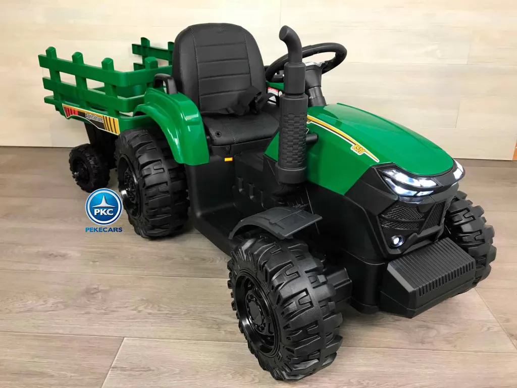 Tractor electrico Peketrac 6100 Verde vista de lado derecho