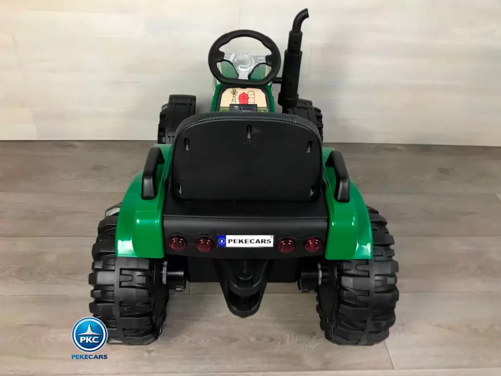 Tractor electrico Peketrac 6100 Verde vista trasera